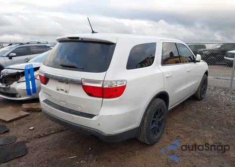 2013 Dodge Durango Sxt из США, поврежденный, VIN 1C4RDHAG6DC637291